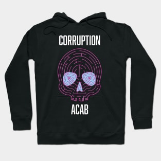 ACAB Police Corruption Death Maze Hoodie